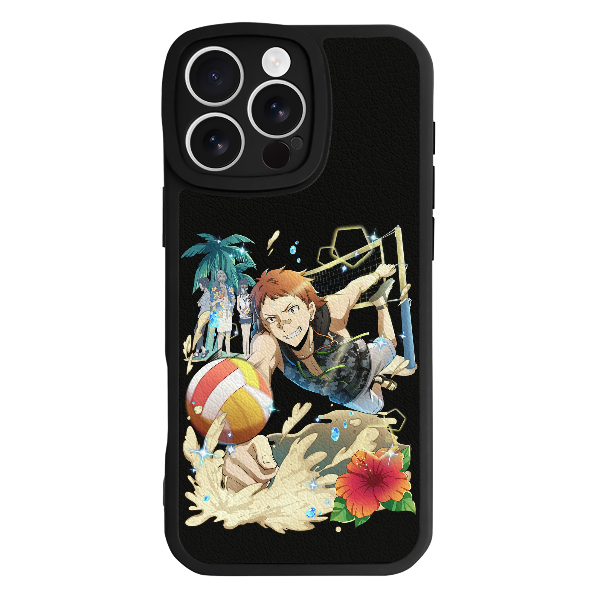 （画像用） 文豪ストレイドッグス Bungo Stray Dogs 【iPhone 16シリーズ対応】シリコンスマホケース（レザー調） 材質：シリコン